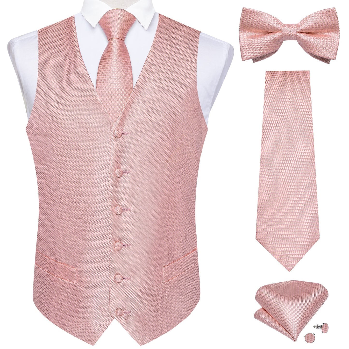 Business Sleeveless Paisley Vest