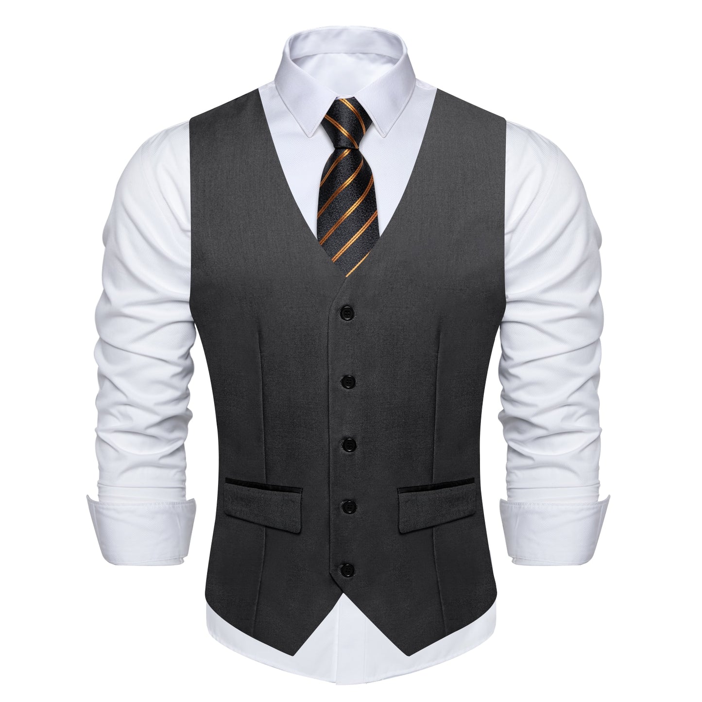 Slim Fit V-neck Vest