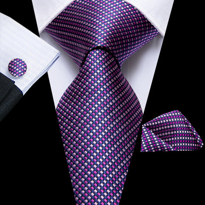 Light Purple Solid Tie For Men