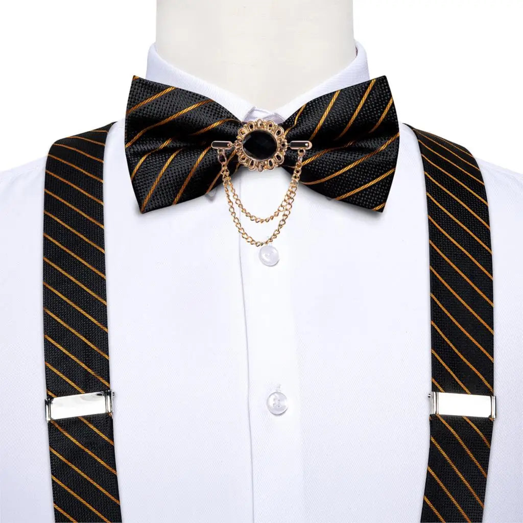 Classic Suspenders Bow Tie Set