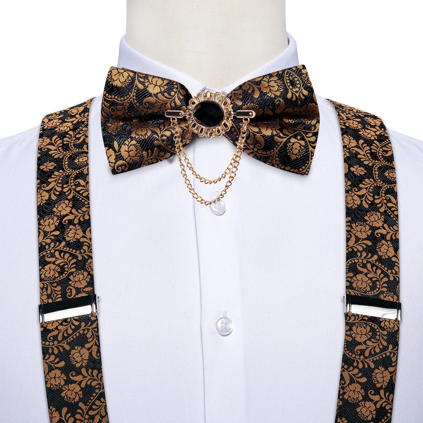 Classic Suspenders Bow Tie Set