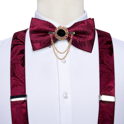 Classic Suspenders Bow Tie Set