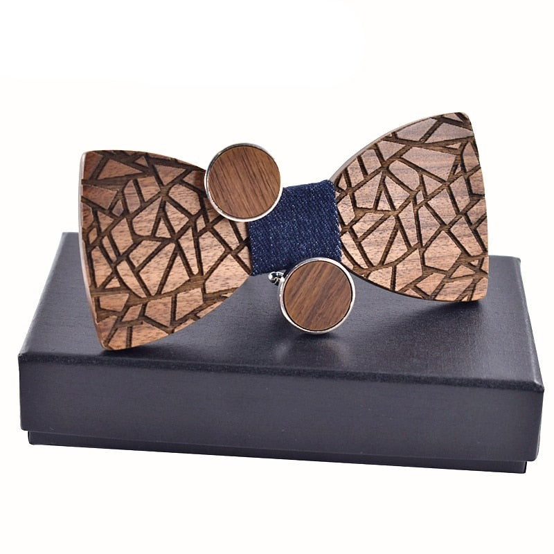 Wood Bow Ties