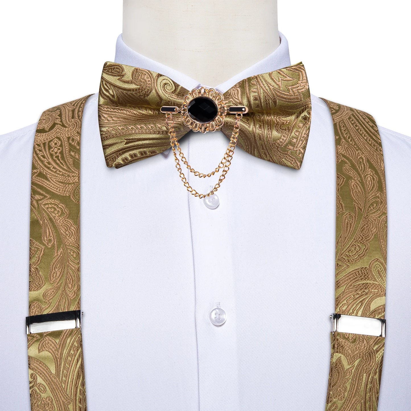 Classic Suspenders Bow Tie Set