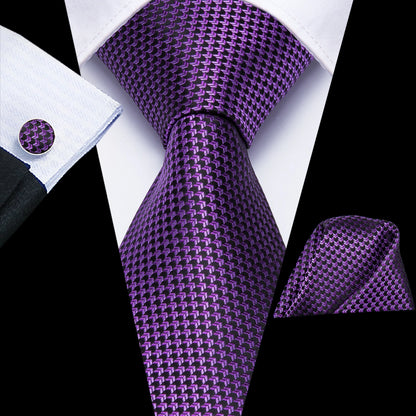 Light Purple Solid Tie For Men