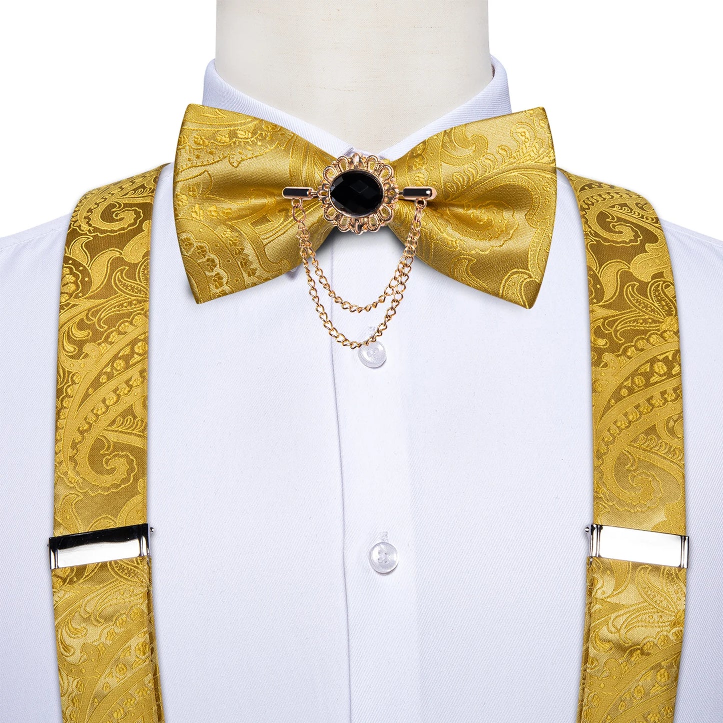 Classic Suspenders Bow Tie Set