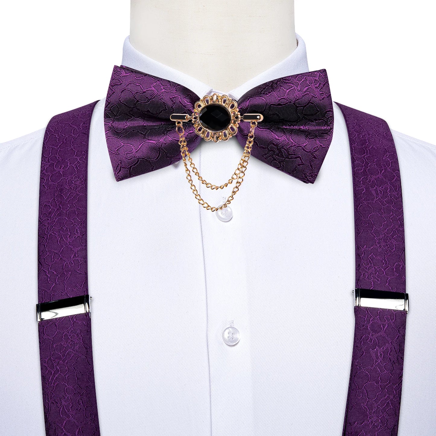 Classic Suspenders Bow Tie Set