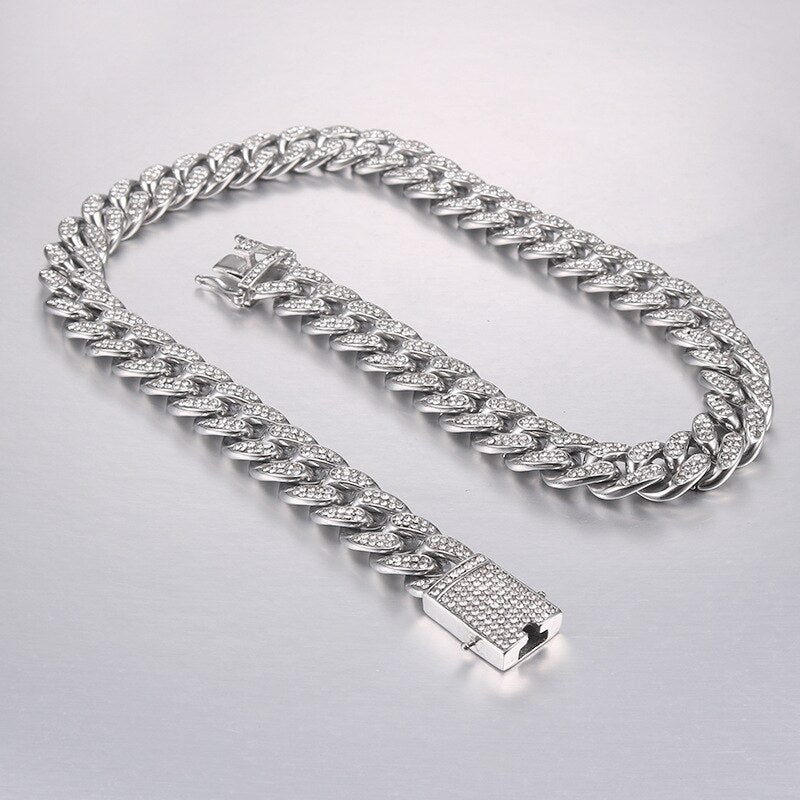 Cuban Chain Chokers Necklaces