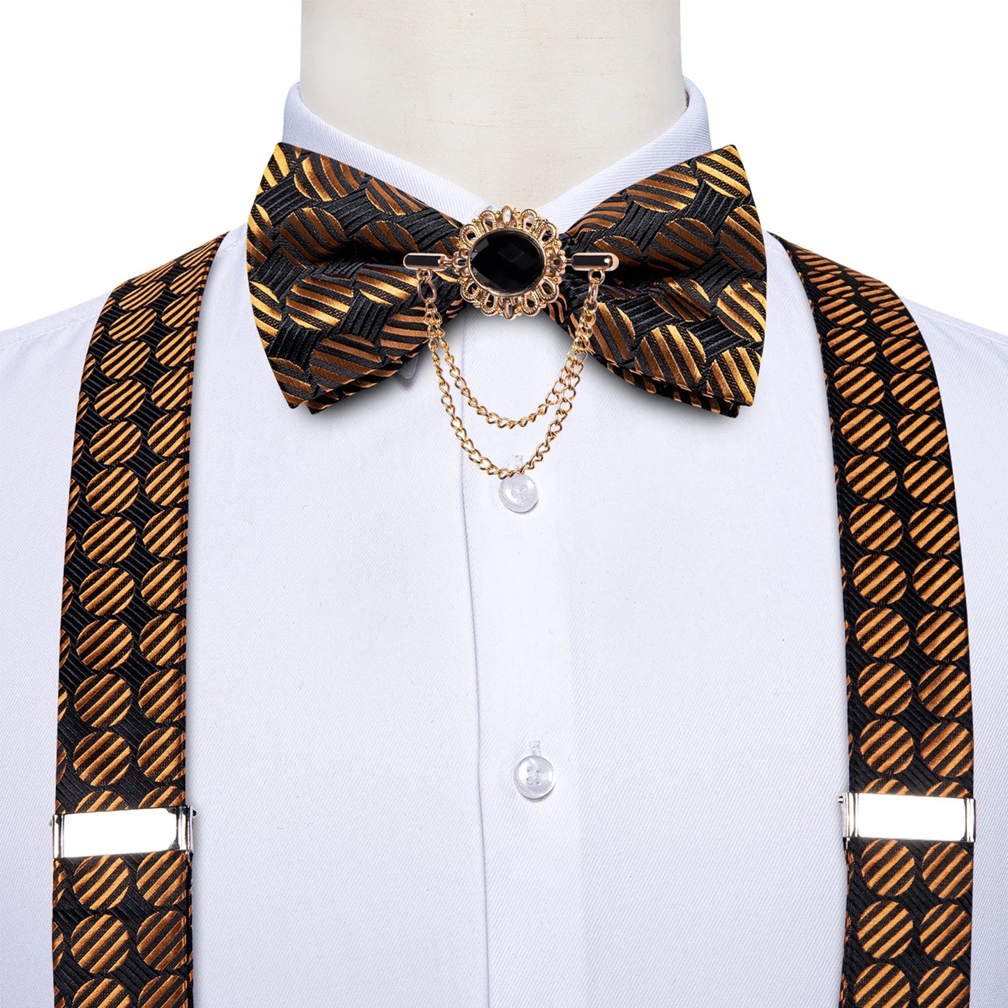 Classic Suspenders Bow Tie Set