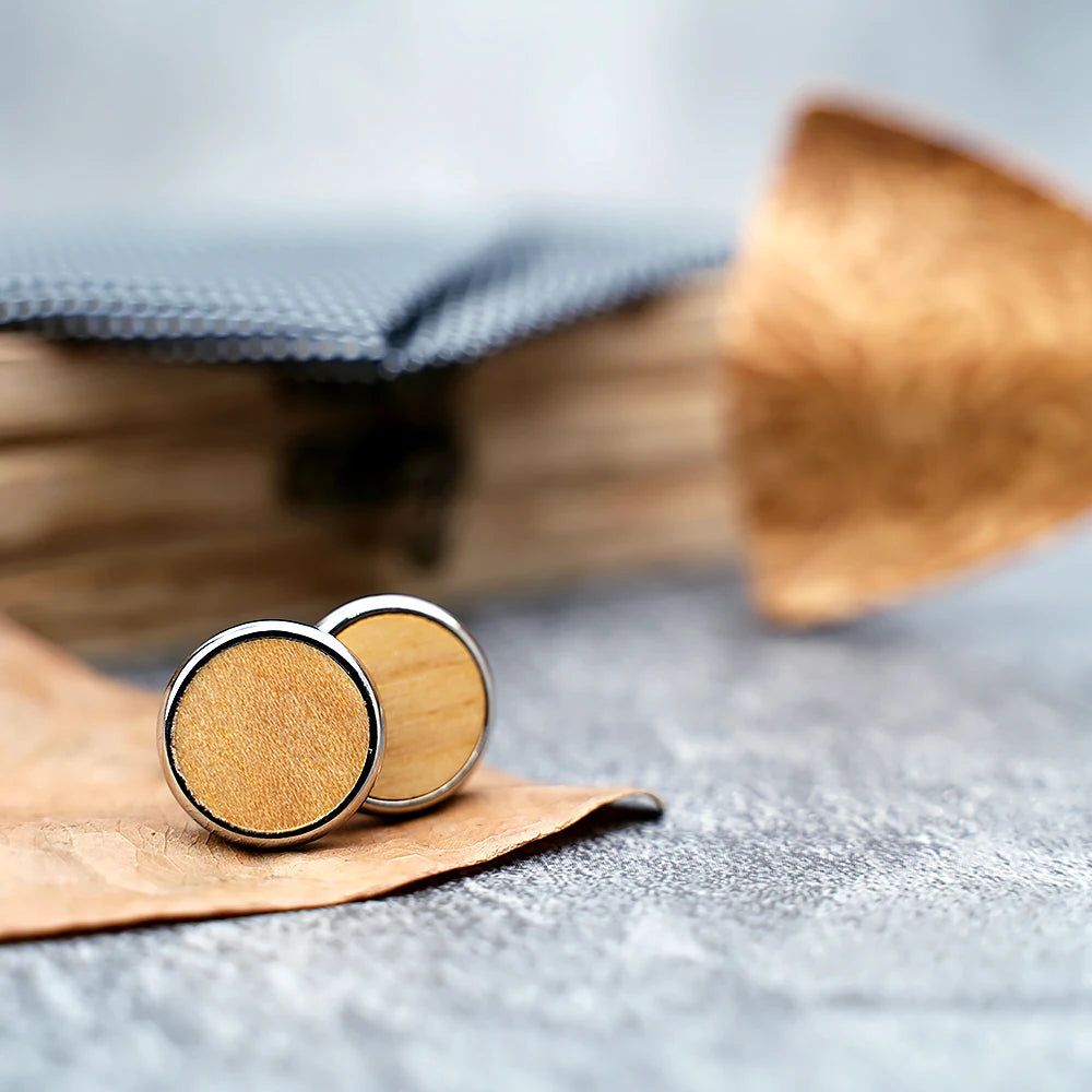 High Quality Maple Carved Wooden Bow Tie