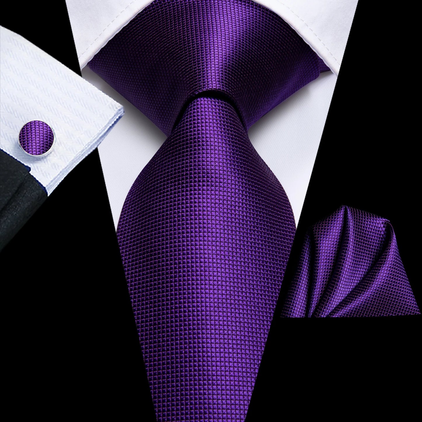 Light Purple Solid Tie For Men