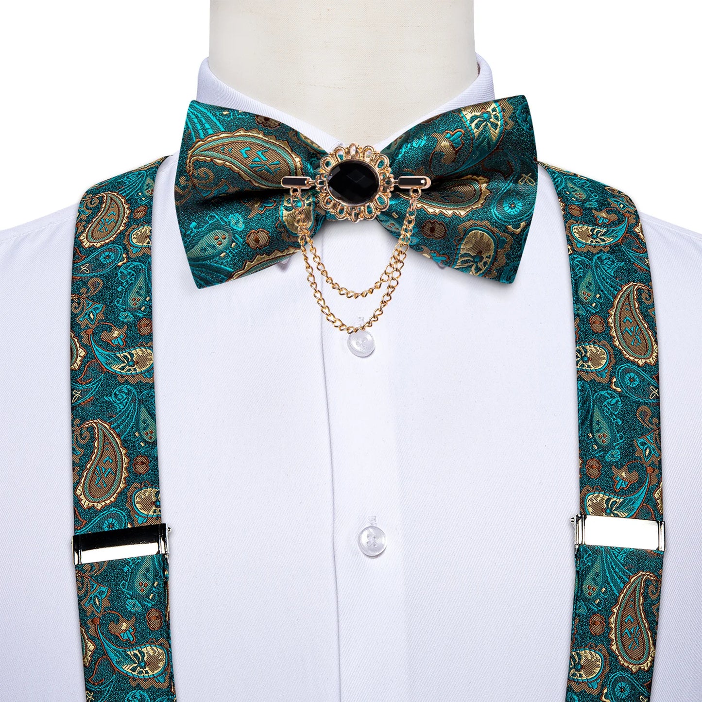 Classic Suspenders Bow Tie Set