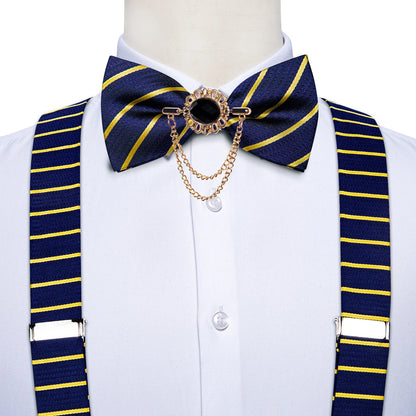 Classic Suspenders Bow Tie Set