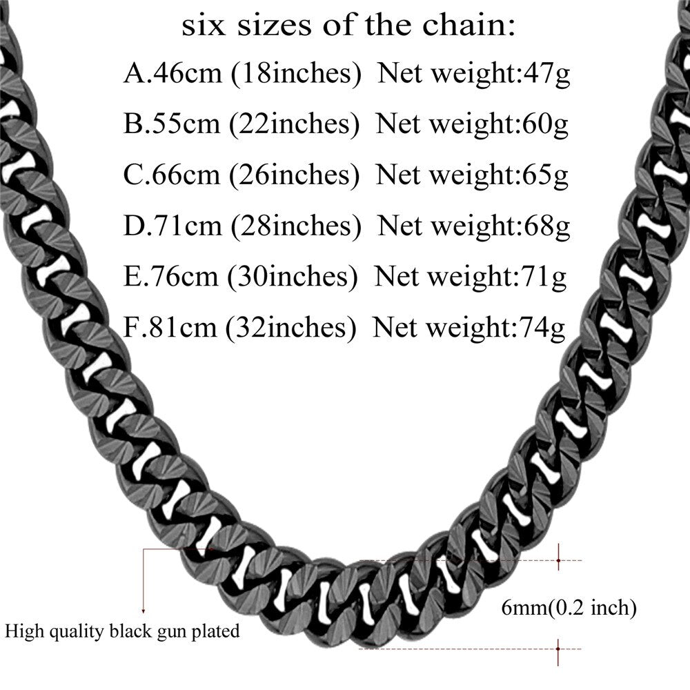 Black Chain Necklace