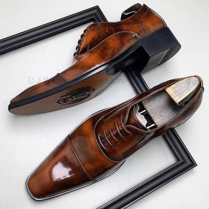 Handmade Genuine Leather Business Men Shoes