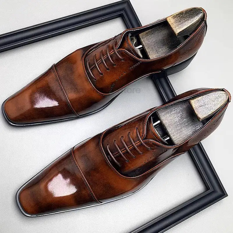 Handmade Genuine Leather Business Men Shoes