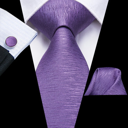 Light Purple Solid Tie For Men