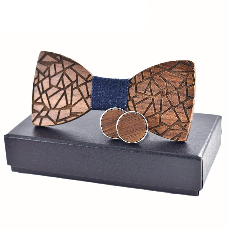 Wood Bow Ties