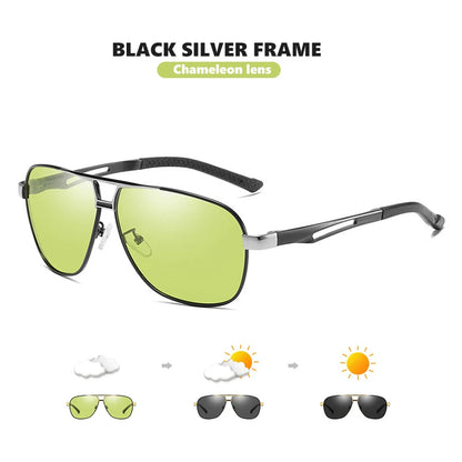 Chameleon Anti-Glare Day Night Driving Sunglasses