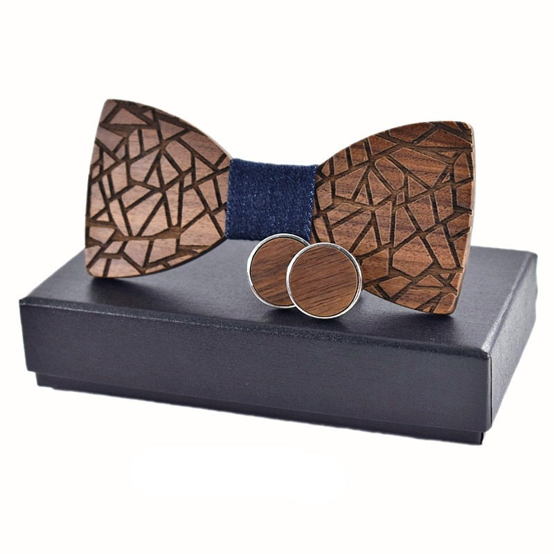 Wood Bow Ties