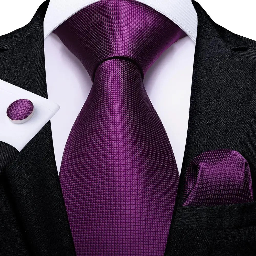 Light Purple Solid Tie For Men