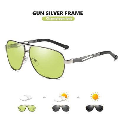 Chameleon Anti-Glare Day Night Driving Sunglasses