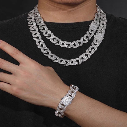 Iced Out Infinity Necklaces