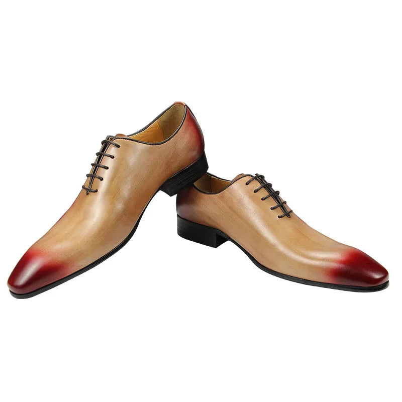 Sapato Oxford High Quality Genuine Leather Men Shoe