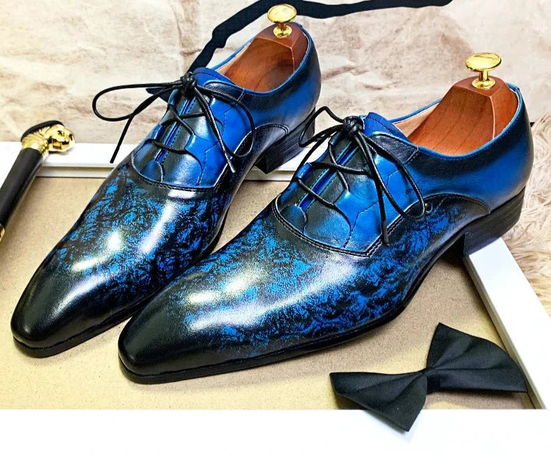 Elegant Oxford Lace Up Pointed Toe Shoes