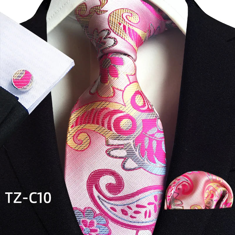 Classic Paisley Silk Ties For Men