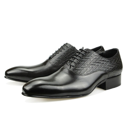 High Grade Black Leather Shoes