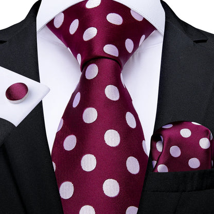 Striped Dot Fashion Men's Silk Ties