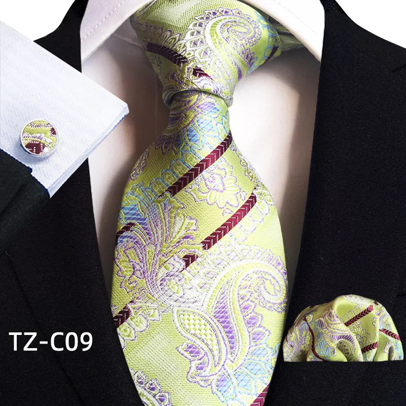 Classic Paisley Silk Ties For Men