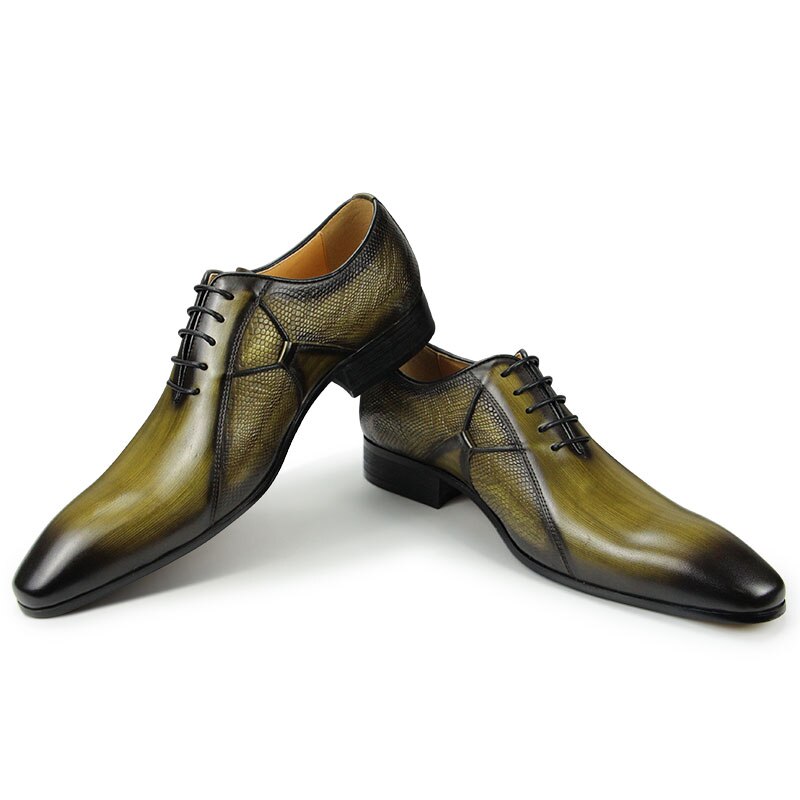 Social Style Leather Dress Shoes