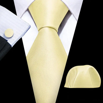 Gold Silk Mens Tie