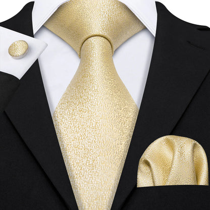 Gold Silk Mens Tie