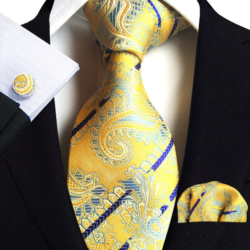 Classic Paisley Silk Ties For Men