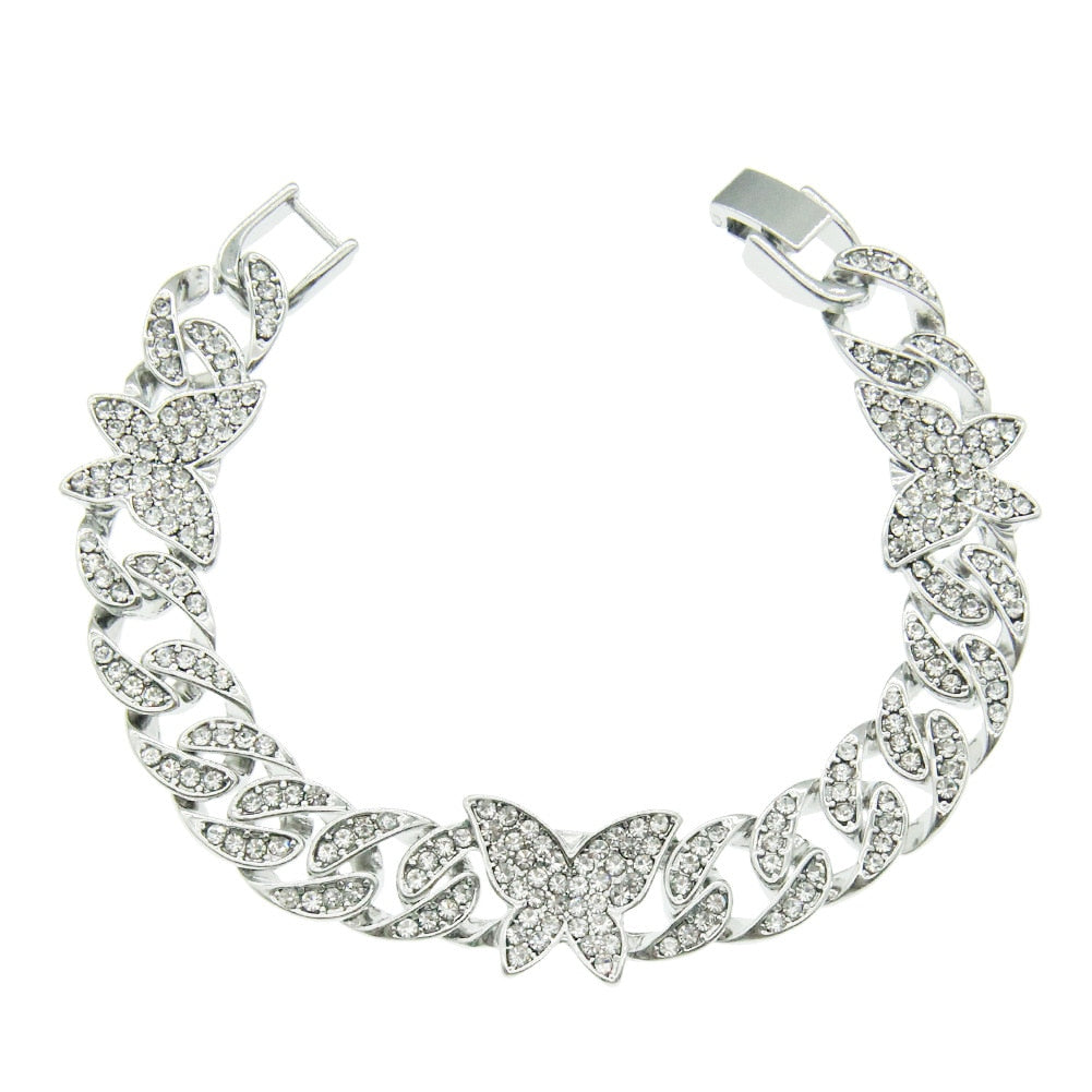 Hip Hop 13MM Rhinestones Bracelet