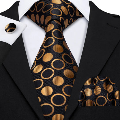 Gold Silk Mens Tie