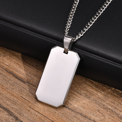 Men Dogtag Necklaces