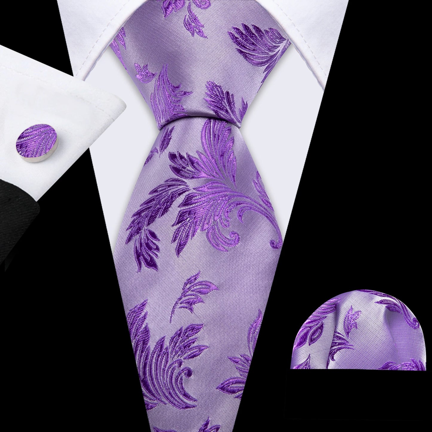 Floral Silk Men Tie