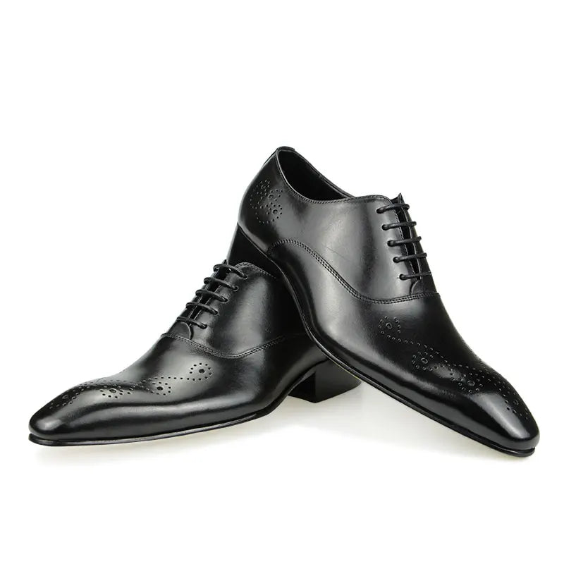 Retro Genuine Lace-up Leather Shoes