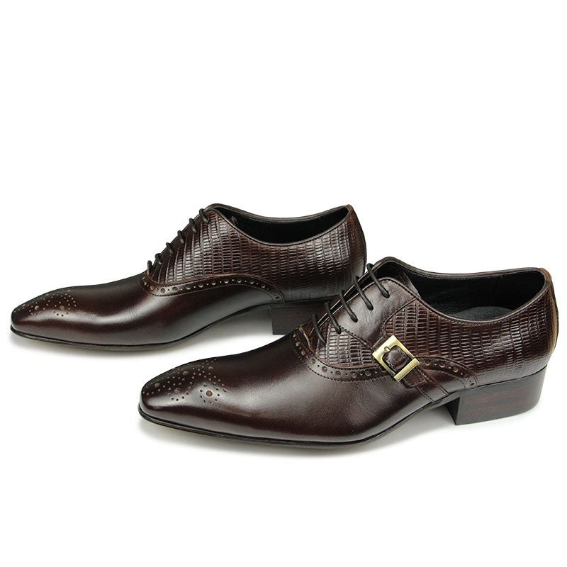 Deluxe Genuine Leather Brogue Shoes