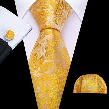 Floral Silk Men Tie