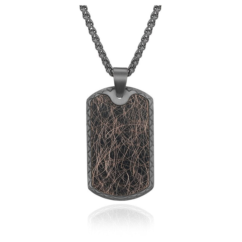 Stainless Steel Military Pendant