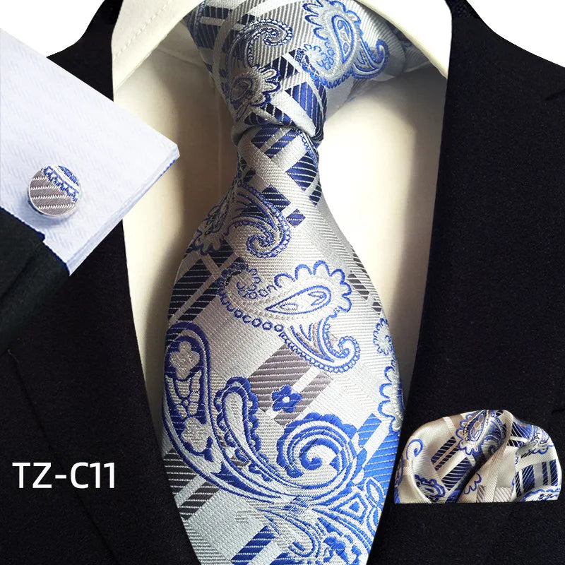 Classic Paisley Silk Ties For Men