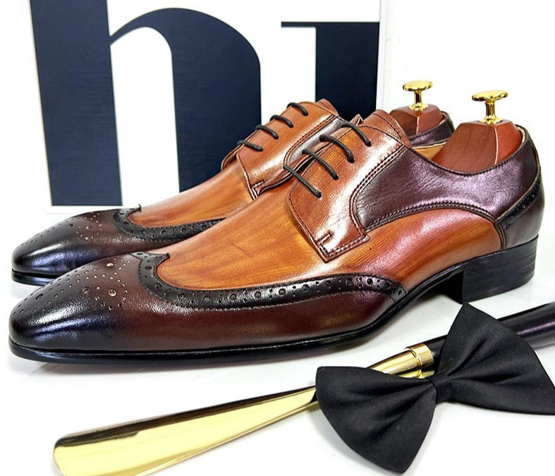 Luxury Brand Men's Leather Shoes