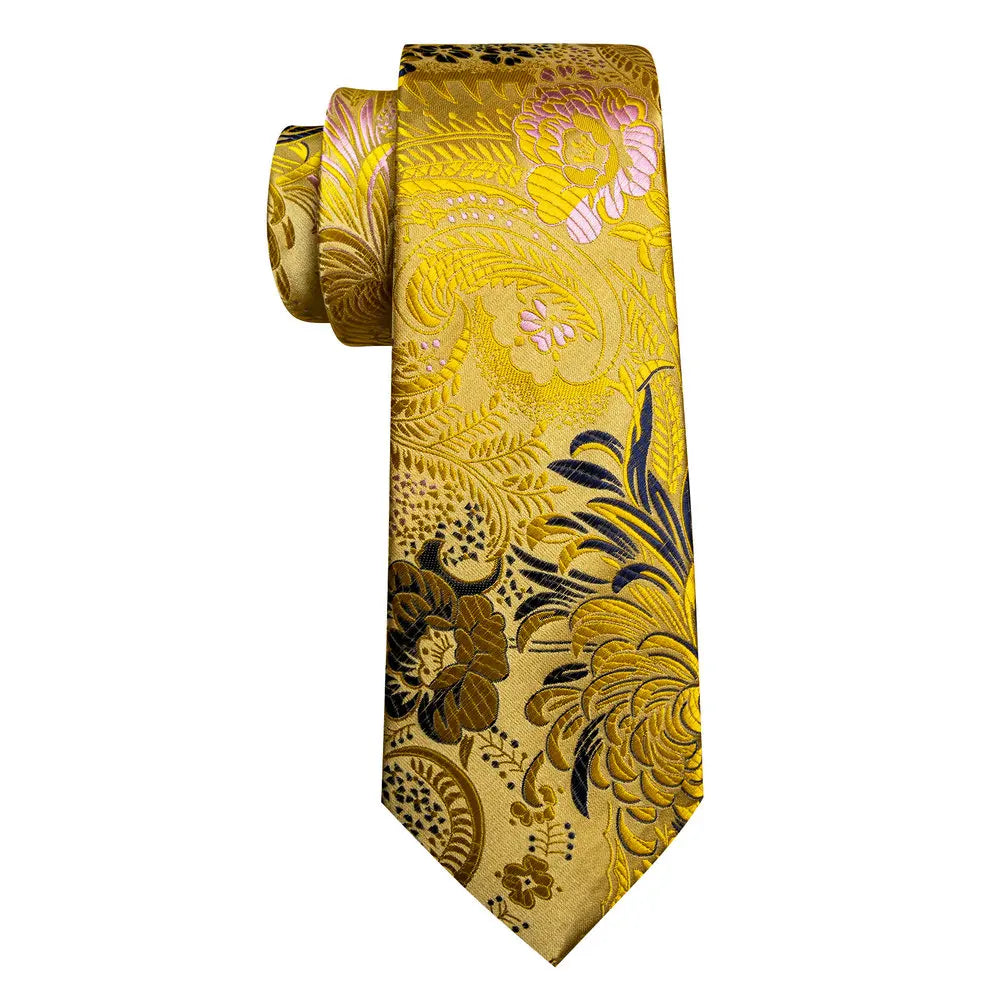 Floral Silk Men Tie