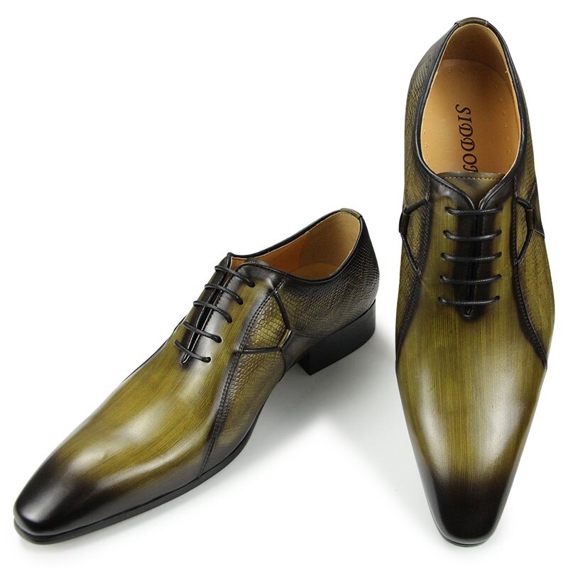 Social Style Leather Dress Shoes