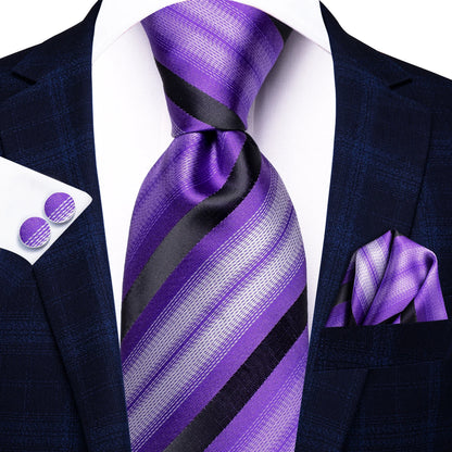 Light Purple Solid Tie For Men